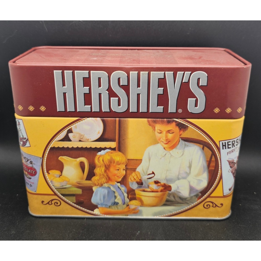 Hershey's Cocoa Tin Metal Collectible Storage Container 2011-2013